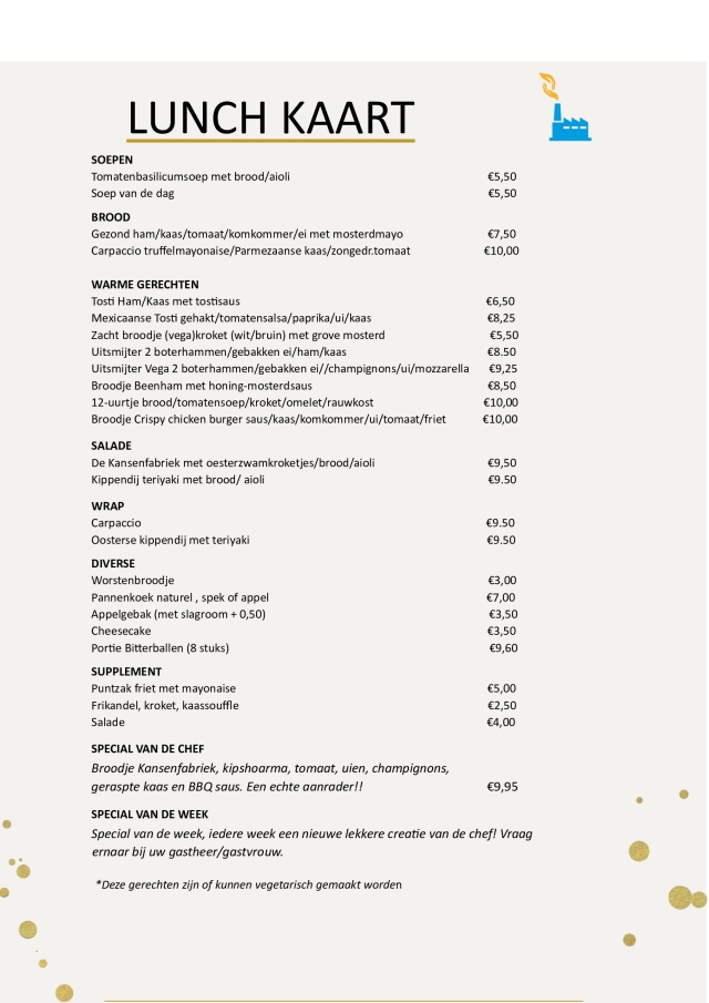 Lunchkaart 25 03 20251