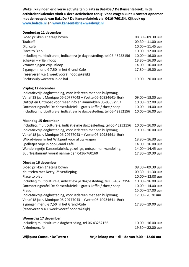 Week 11 tm 17 december