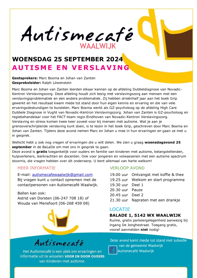 Flyer autismecafa 25 september 2024