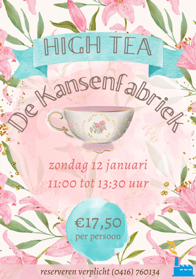 Pastel floral high tea mother s day flyer 2