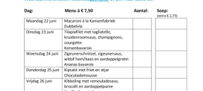 Bestellijst week 26